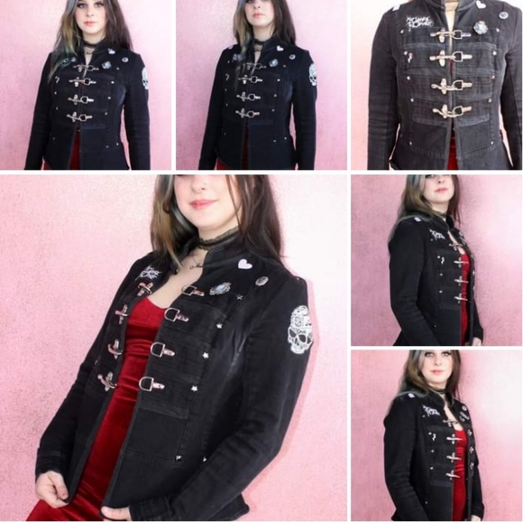 SOLD! W/ free ChemRo tee! BlackParade Pt.2- TRIPP Nyc upcycled MyChemRo gothic - Picture 11 of 16